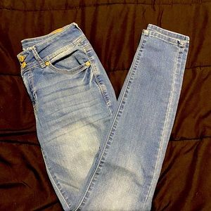 Medium blue colored jeans, size 5 regular